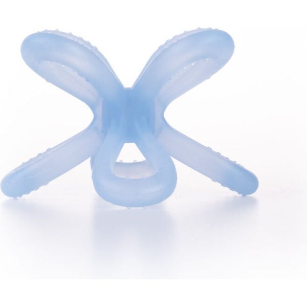 Gryzak uspokajający silikonowy Kwiatek Giligums - Niebieski