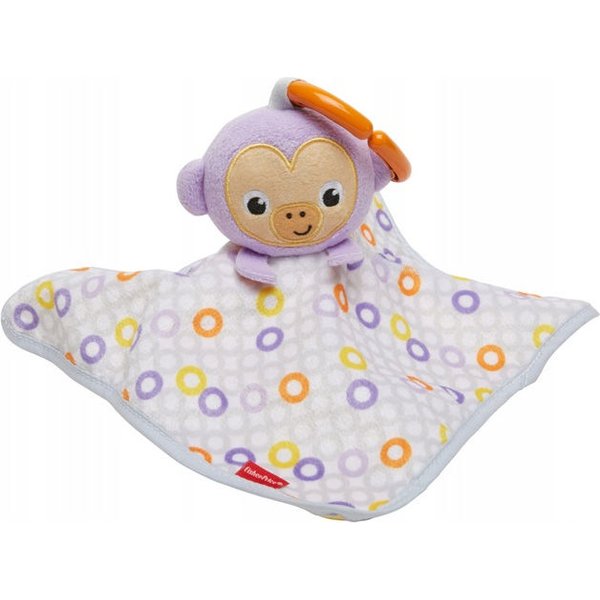 Miękka zawieszka zwierzątka Fisher Price - małpka