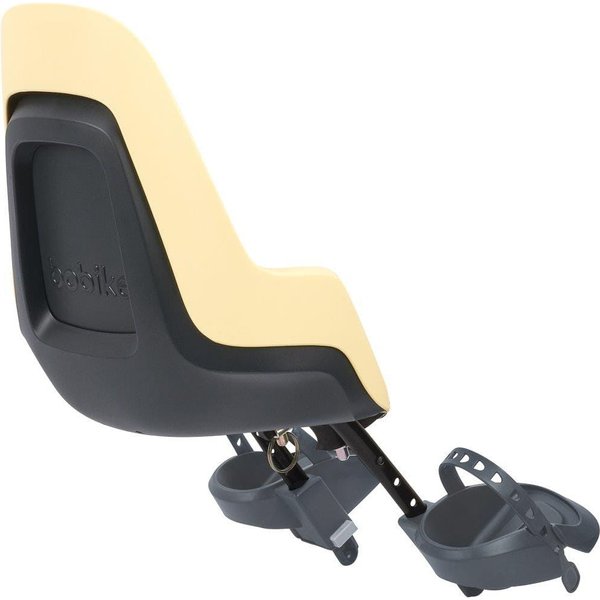 Fotelik rowerowy Bobike Mini Go + osłona przeciwwiatrowa Bobike - lemon sorbet
