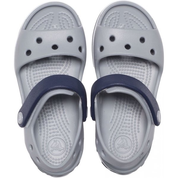 Sandały Crocband Kids Crocs - light gray/navy