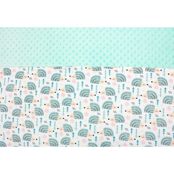 Pościel drukowana minky z ochraniaczem 100x135cm Gluck