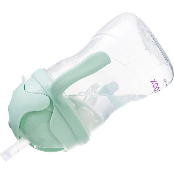 Innowacyjny niekapek bidon z obciążoną słomką 240ml B.Box - Pistachio