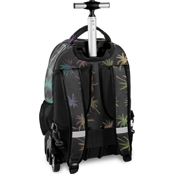 Plecak szkolny na kółkach Paso - palmy
