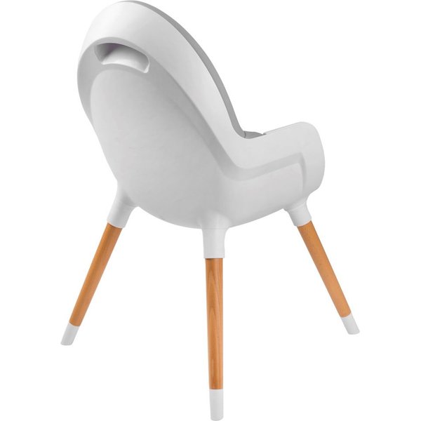 Krzesełko do karmienia 2w1 Fini Kinderkraft - szary