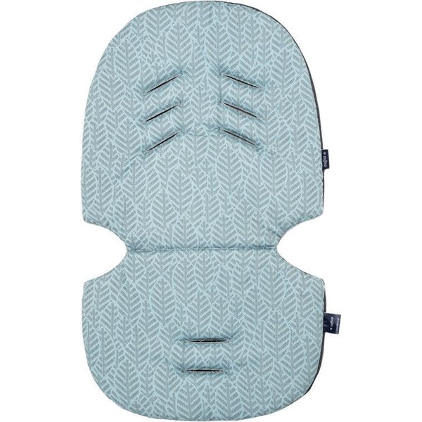 Wkładka do wózka No1 Zaffiro - Mint Leaves + Grey Velvet