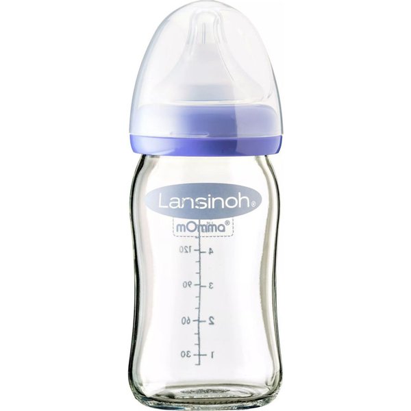 Butelka szklana ze smoczkiem Natural Wave Lansinoh - 160 ml