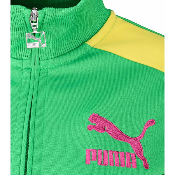 Bluza juniorska Multicolor Logo Cat Puma - zielony