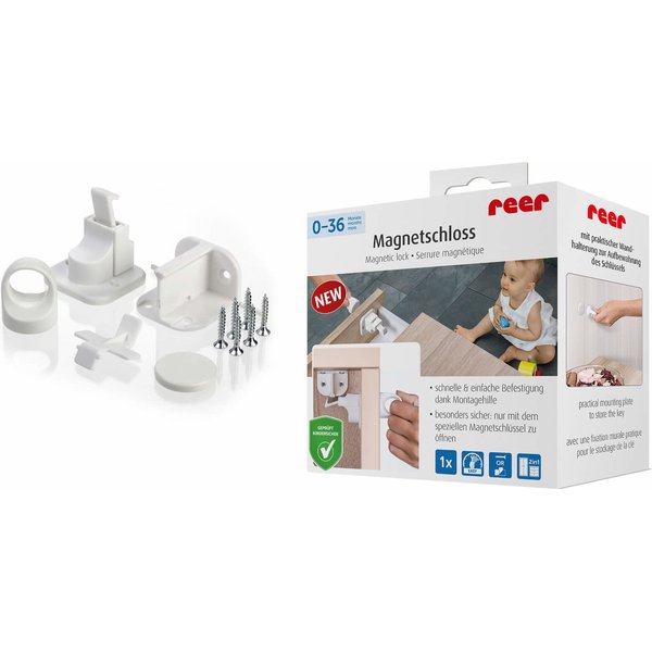 Zabezpieczenie szafek magnetyczny zamek 1szt Reer