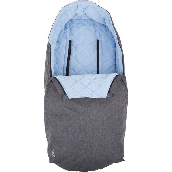 Śpiworek do wózka wodoodporny Comfi-Extreme CuddleCo - szary/niebieski
