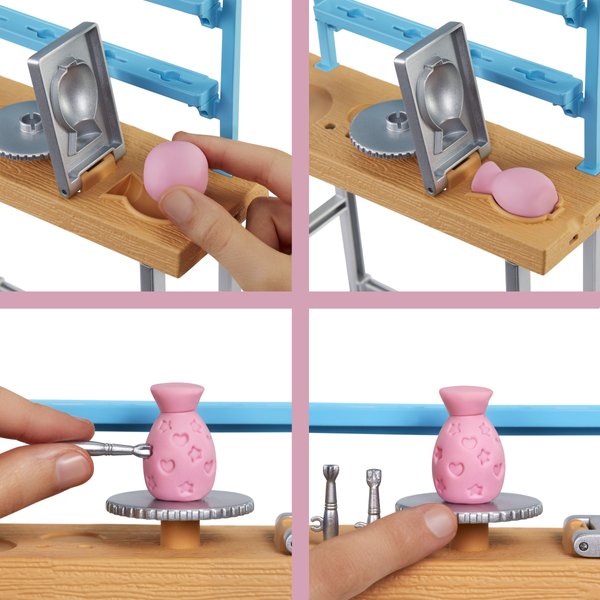 Barbie Pracownia artystyczna zestaw + lalka Mattel Wyprzedaż