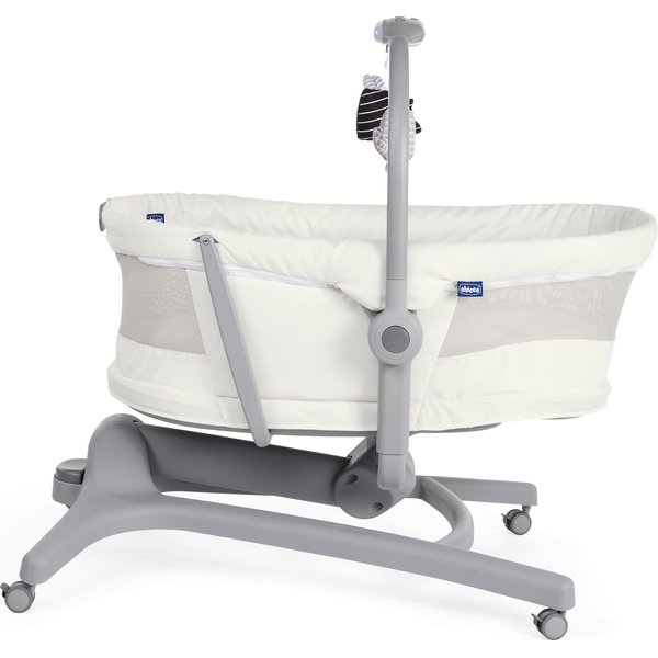 Leżaczek krzesełko Baby Hug Air 4w1 - white snow