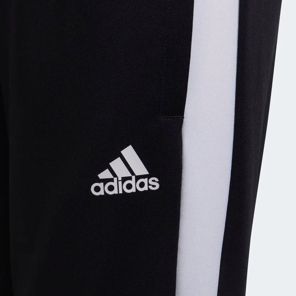 Spodnie dresowe juniorskie Tiro Essential Adidas - czarne/białe