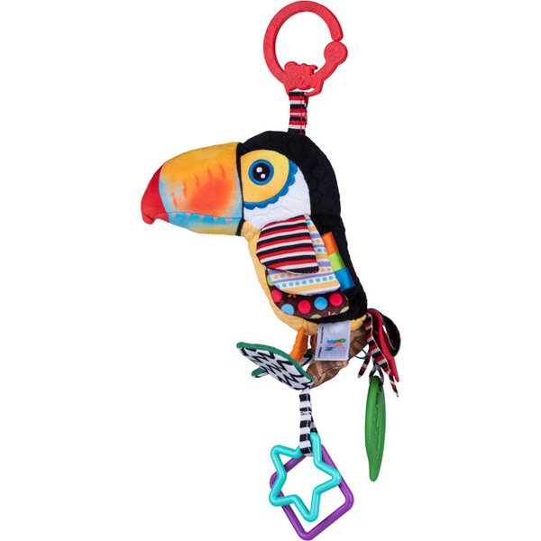 Zawieszka Tukan Iwo z gryzakiem Balibazoo - Tukan Iwo