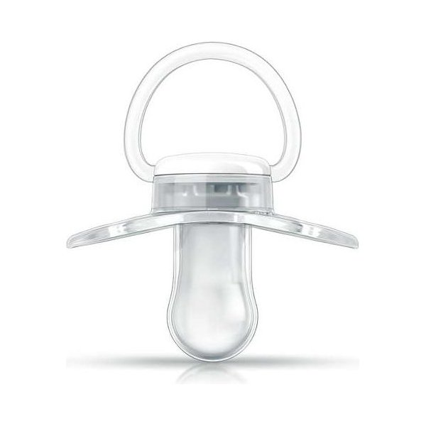 Smoczek ortodontyczny Mini 0-2m 2 szt. Avent - kokardka/korona