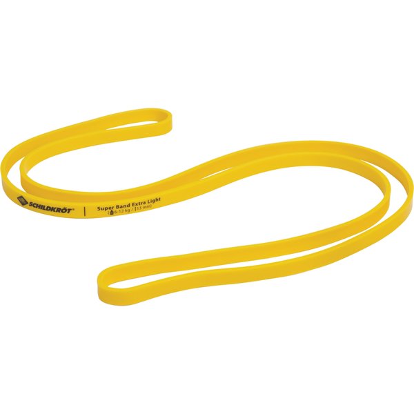 Guma oporowa do ćwiczeń Super Band Extra Light 6-12 kg Schildkrot Fitness - żółta