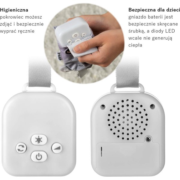 Lampka nocna LED z pozytywką i timerem RE-52451 Reer