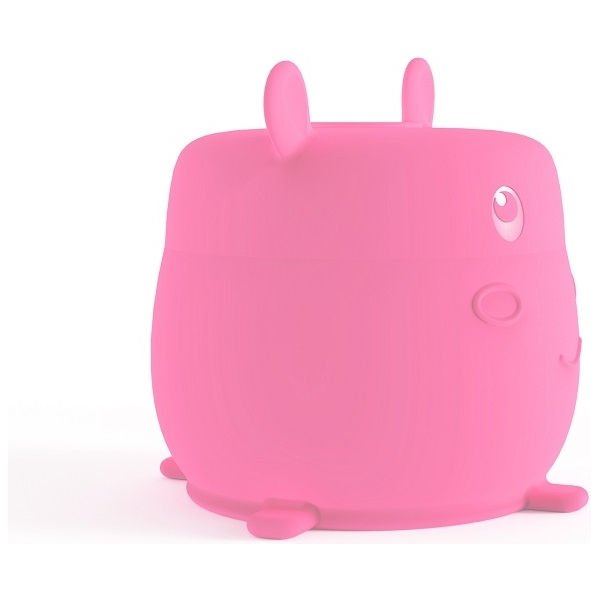 Nakładka ze słomką na kubek Smily Mia - pink