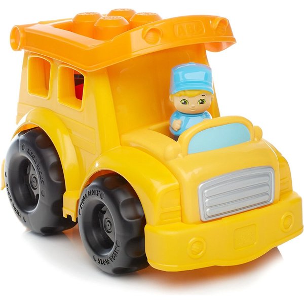 Auto z klockami Mega Bloks - autobus szkolny