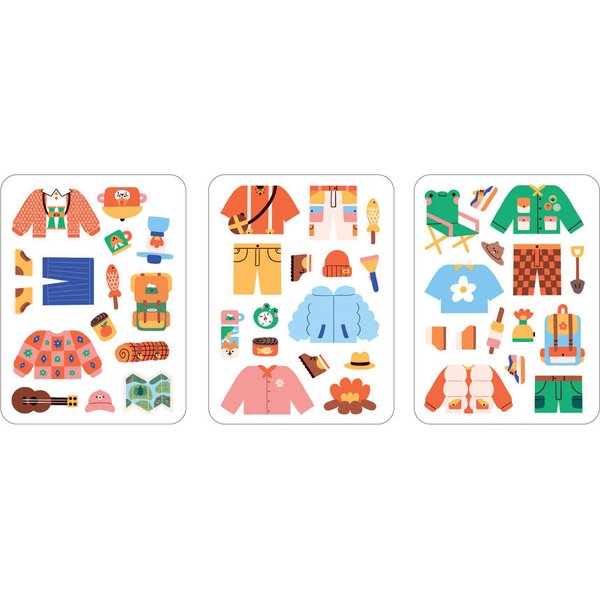 Magnetyczne postacie Mudpuppy - Wesoły biwak