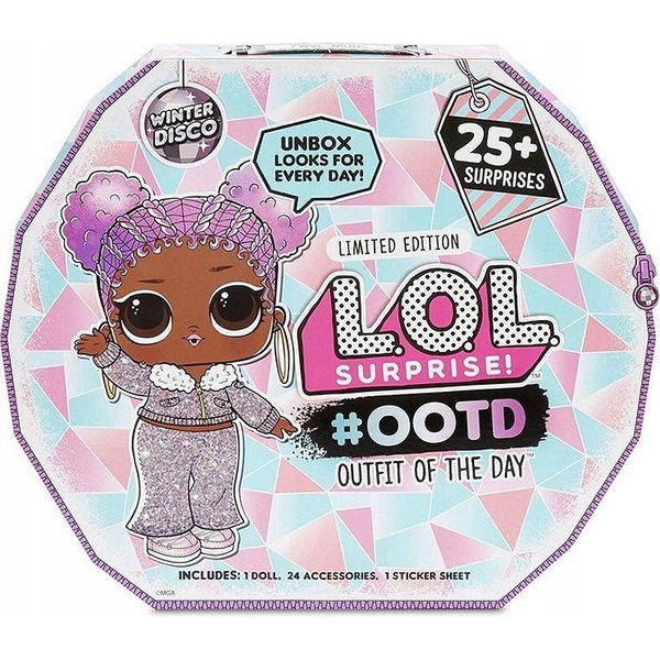 LOL Surprise wersja zimowa kalendarz z ubrankami