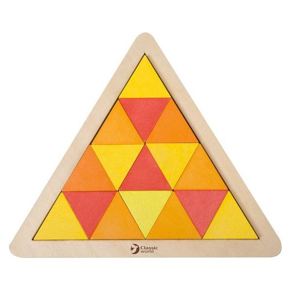 Układanka trójkąty Mozaika Klocki Classic World