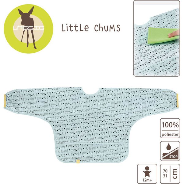 Śliniak z długim rękawem 12m+ Little Chums Lassig - Pies