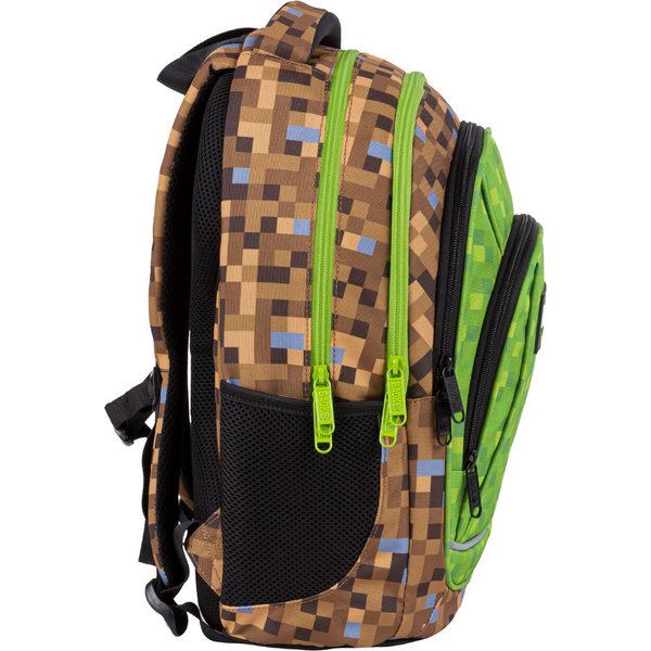 Plecak młodzieżowy Backup 4 Model A 26L Derform - zielono - brązowy
