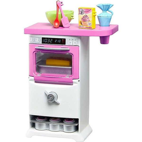 Barbie domowe wypieki + strój kucharski dla dziewczynki Mattel