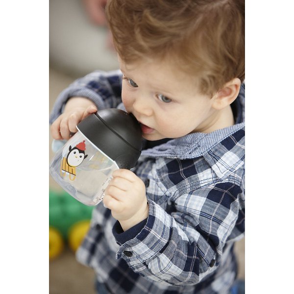 Kubek niekapek Picie bez rozlewania 340ml 18m+ Avent - czarny
