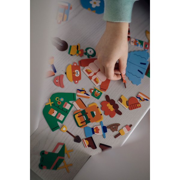 Magnetyczne postacie Mudpuppy - Wesoły biwak