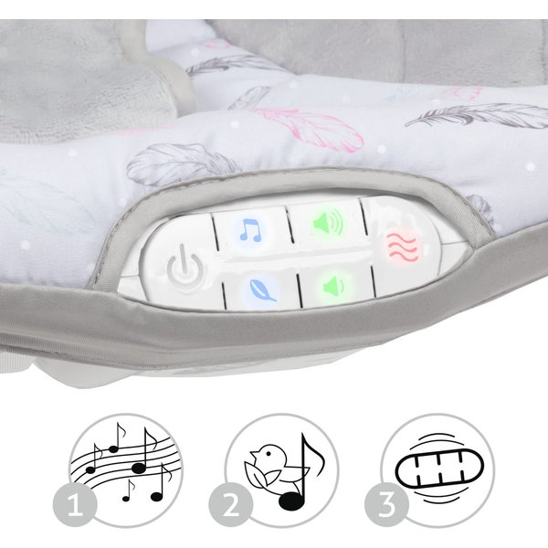 Leżaczek bujaczek Pino Kidwell - Feathers