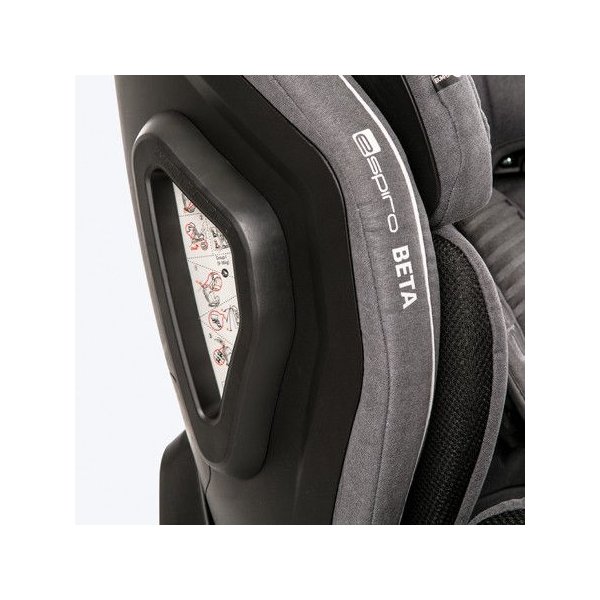 Fotelik samochodowy Beta IsoFix 9-36 kg Espiro - denim 2019