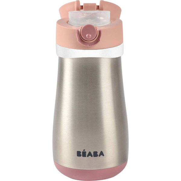 Bidon termiczny termobutelka 350ml Beaba - old pink