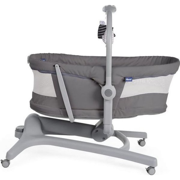 Leżaczek krzesełko Baby Hug Air 4w1 Chicco + materacyk piankowy Fiki Miki - dark grey