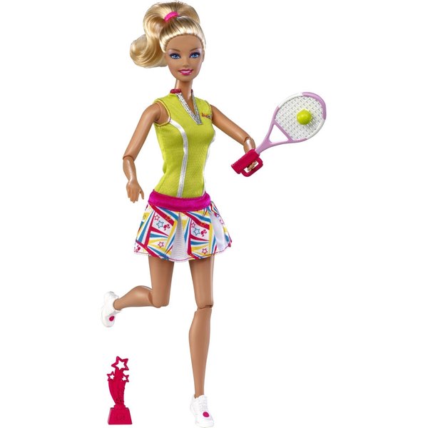 Barbie sportsmenka Mattel - tenis