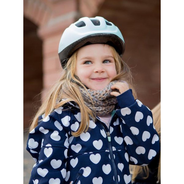 Fotelik rowerowy Go do ramy + kask Bobike - Marshmallow Mint