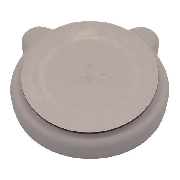 Talerzyk silikonowy Bear z przyssawką Bo Jungle - Pink