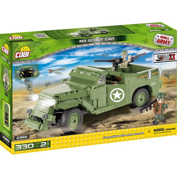 Klocki Cobi samochód - M3 Scout Car - 2368