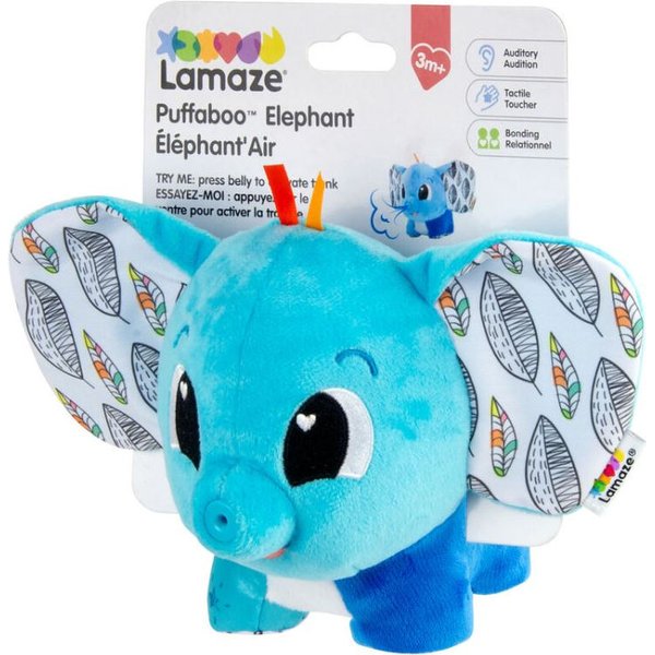 Zabawka sensoryczna Dmuchający słonik piszczący Lamaze