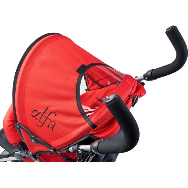 Wózek spacerowy Alfa Caretero - czerwony