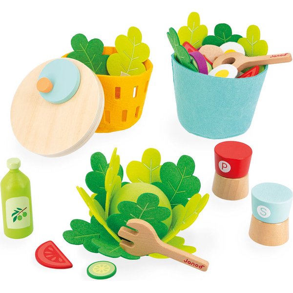 Filcowy zestaw do przyrządzania sałatki Janod
