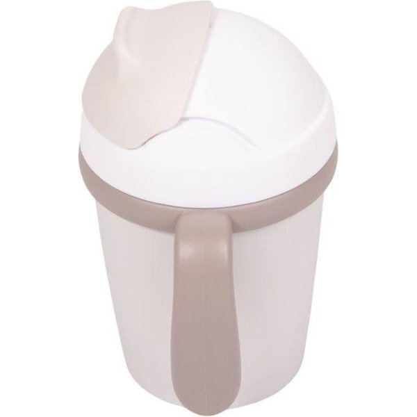 Kubek ze słomką BIOplastik Bo Jungle - grey