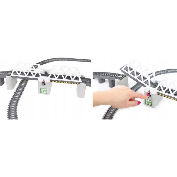 Kolejka elektryczna 9m z pociągiem