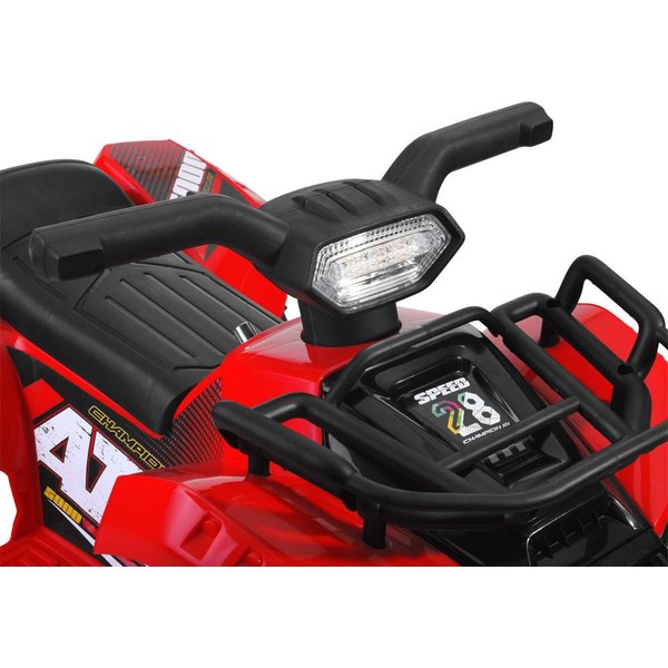 Quad na akumulator dla dziecka ze światłami Jokomisiada - czarny