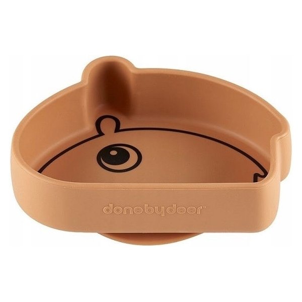 Miska silikonowa z przyssawką Ozzo Done by Deer - Mustard