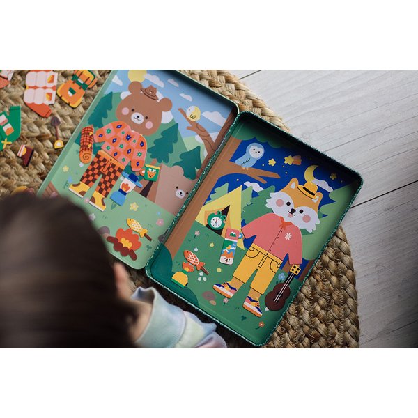 Magnetyczne postacie Mudpuppy - Wesoły biwak