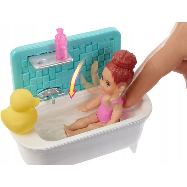 Barbie Zestaw Opiekunka Skipper + 2 lalki Mattel - skipper + wanna