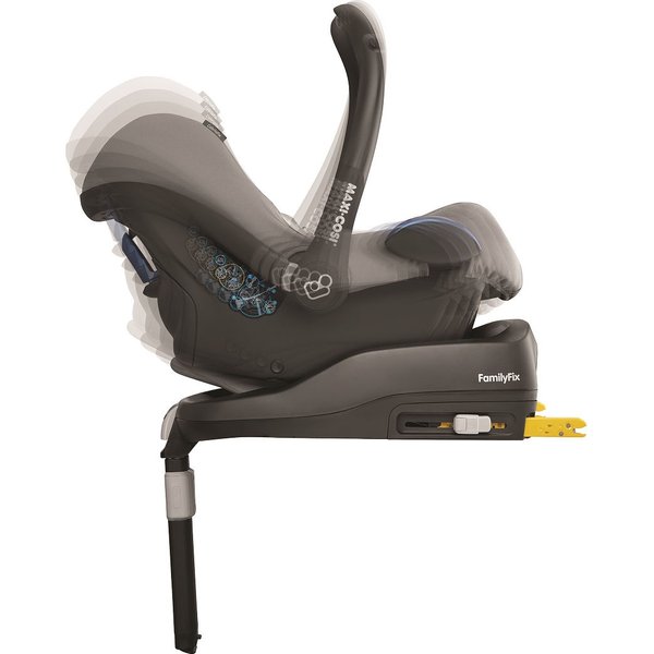 Fotelik samochodowy Cabrio Fix 0-13 kg + baza FamilyFix Maxi-Cosi - Essential Black