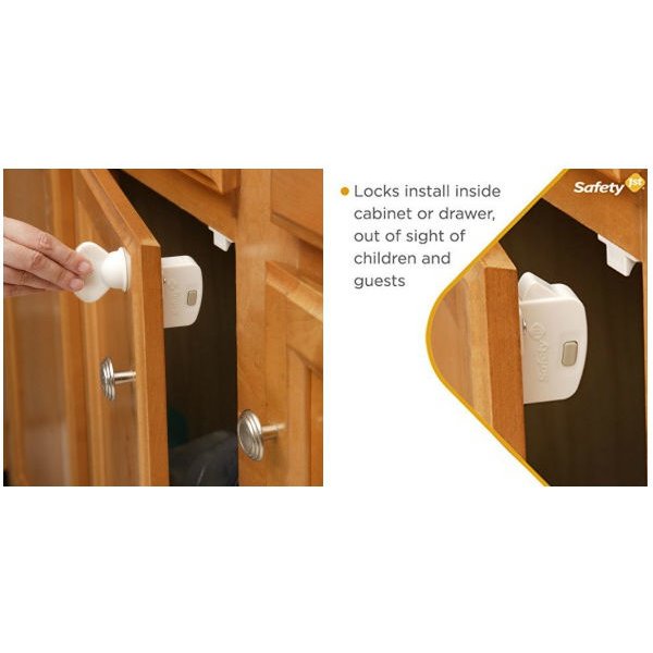 Magnetyczne zabezpieczenie do szafek i szuflad Safety 1st