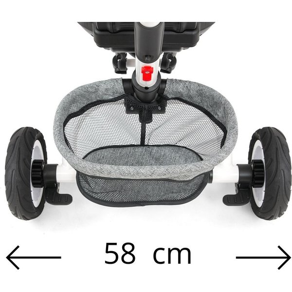 Rowerek Trójkołowy Stanley 6w1 Milly Mally - Grey